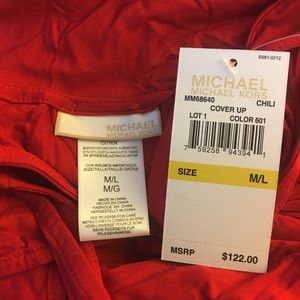 Michael kors swim coverup